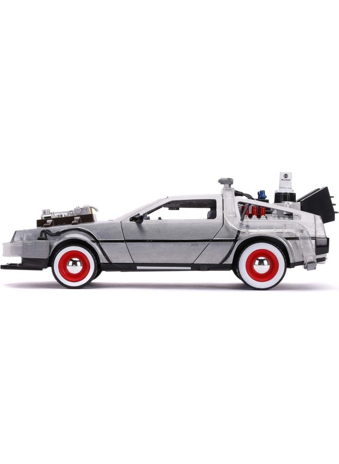 Jada Back to the Future Part III DeLorean Time Machine Die-Cast Car (1:32)