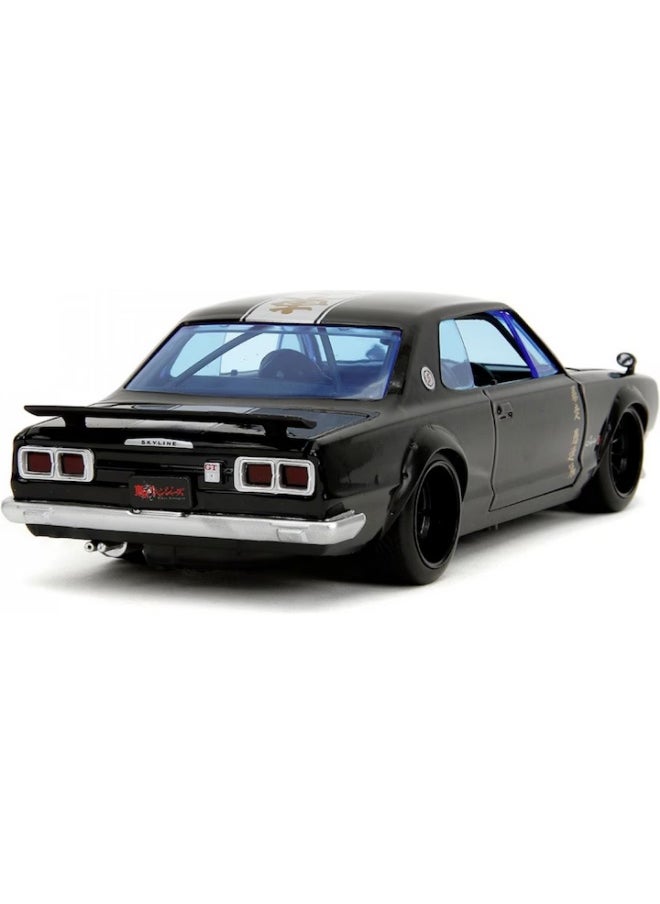 Jada Tokyo Revengers 1971 Nissan Skyline GT-R Car (1:24) and Majiro Sano Figure (7cm)