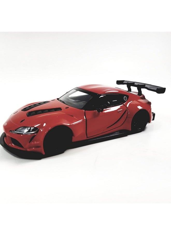 Toyota Gr Supra Concept Racing Edition 1/36 Scale Diecast Race Car (Red)