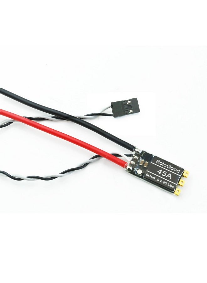 4Pcs 45A Esc 2-6S Brushless Esc Lipo Blheli_S Brushless Electronic Speed Controller 45A Support D-Shot 150/300/600 For Rc Fpv Quadcopter