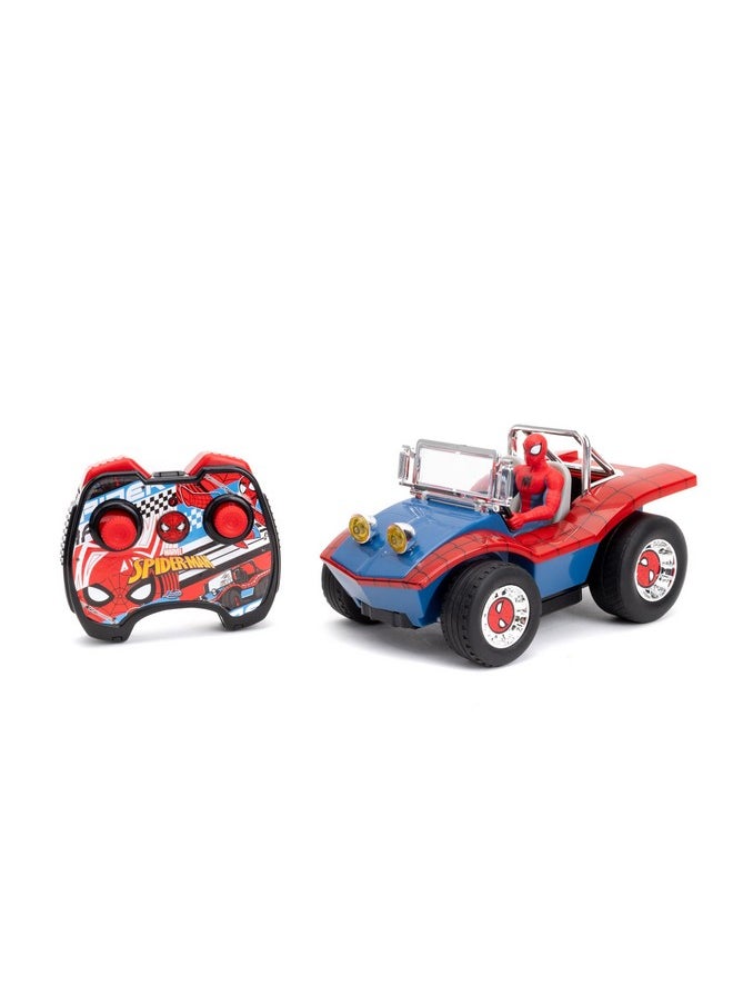 Marvel 1:24 Spider-Man Buggy Rc Radio Control Cars, Toys For Kids And Adults