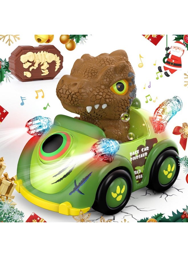 Dinosaur Toys For Kids 3-5,Remote Control Car For Toddlers,2.4Ghz Monster Trucks For Boys Girls With Light & Music, Dinosaur Toys Gift For Kids Boys Girls 1 2 3 4 5 6 Christmas Birthday