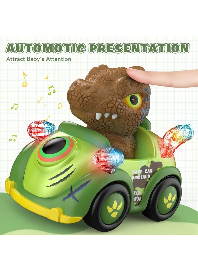 Dinosaur Toys For Kids 3-5,Remote Control Car For Toddlers,2.4Ghz Monster Trucks For Boys Girls With Light & Music, Dinosaur Toys Gift For Kids Boys Girls 1 2 3 4 5 6 Christmas Birthday