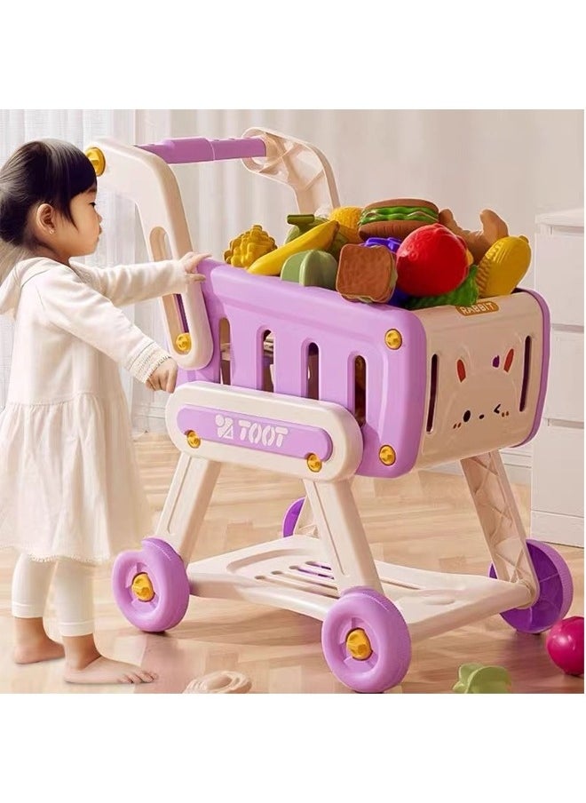 Kids  Kitchen Toys Set - 33 PCS Durable Pretend Play Kitchen Toys for Toddler,Play House Kitchen Toys For Kids,With fruit and vegetable and snack box,for Girls Boys Ages 3 4 5 6 7 8 Years Old