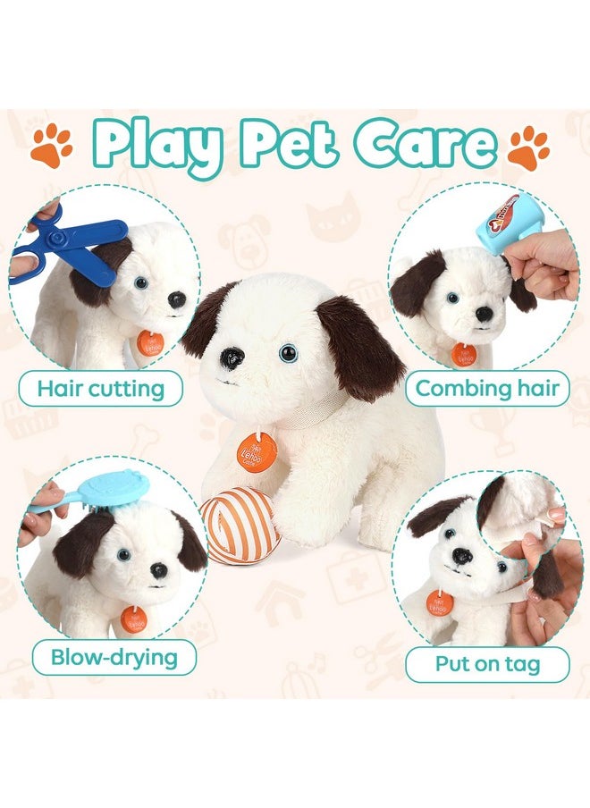 Veterinarian Playset For Kids, Doctors Play Set, Dog Toys For Kids, Toys For Girls 3 4 5 Years Old, Pet Care Play Set With Puppy Stroller For Toddlers Boys 3-5