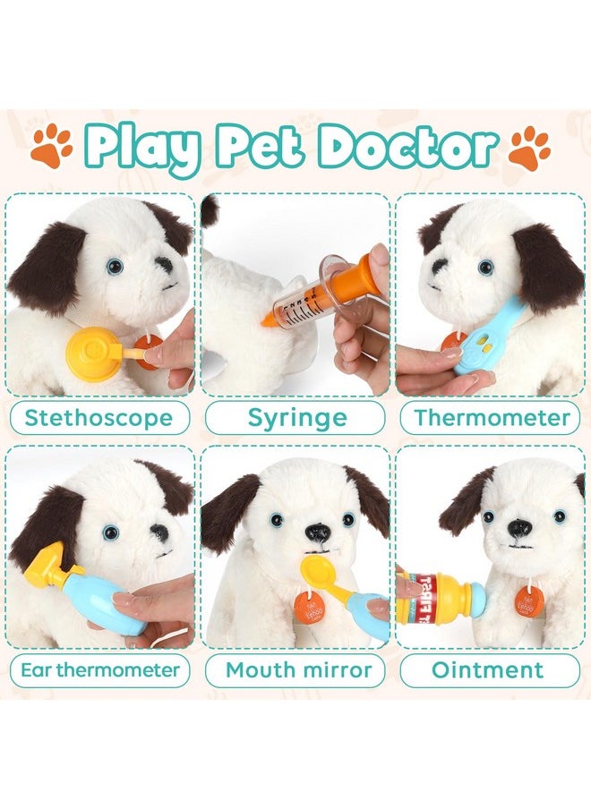 Veterinarian Playset For Kids, Doctors Play Set, Dog Toys For Kids, Toys For Girls 3 4 5 Years Old, Pet Care Play Set With Puppy Stroller For Toddlers Boys 3-5