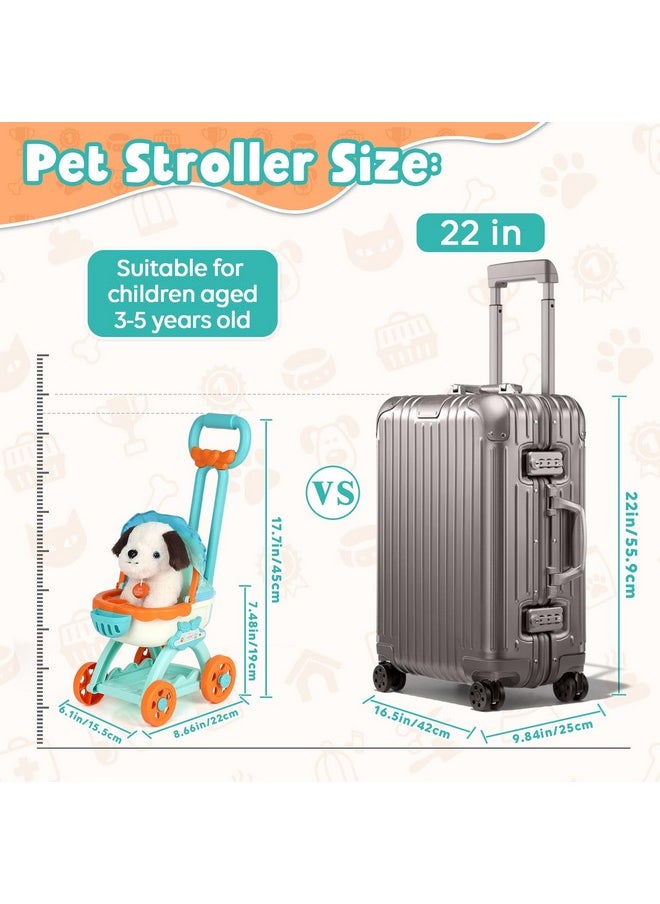 Veterinarian Playset For Kids, Doctors Play Set, Dog Toys For Kids, Toys For Girls 3 4 5 Years Old, Pet Care Play Set With Puppy Stroller For Toddlers Boys 3-5