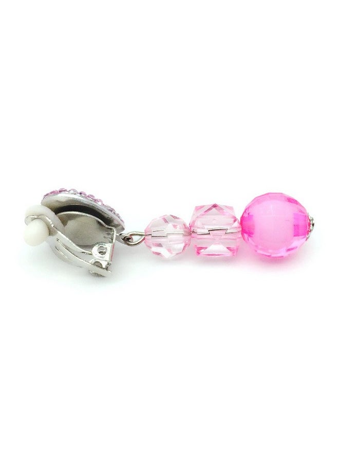 Girl Kids Dress Up Tiaras Necklace Bracelet Clip On Earrings Toy Playset