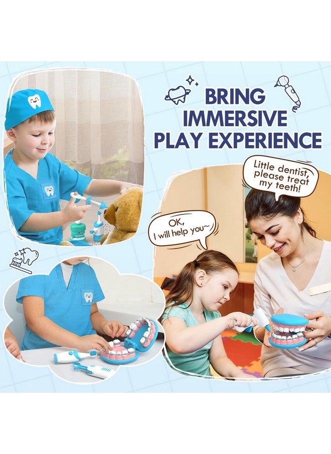 Doctor Kit For Toddlers 3-5, Kids Dentist Play Set, Toys For 3 4+ Year Old Girls, Pretend Play For Toddlers 2-4, Kids Doctor Playset, Medical Kits For Boys 3