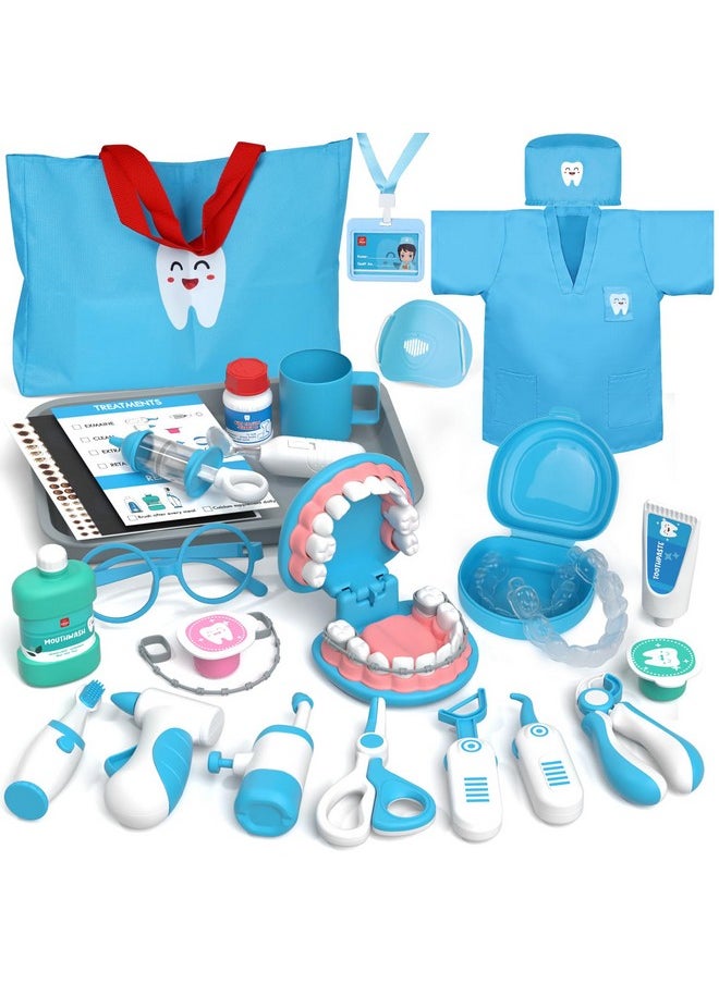 Doctor Kit For Toddlers 3-5, Kids Dentist Play Set, Toys For 3 4+ Year Old Girls, Pretend Play For Toddlers 2-4, Kids Doctor Playset, Medical Kits For Boys 3