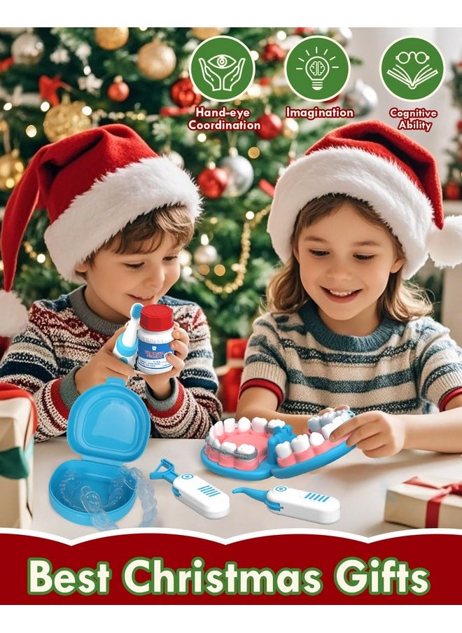Doctor Kit For Toddlers 3-5, Kids Dentist Play Set, Toys For 3 4+ Year Old Girls, Pretend Play For Toddlers 2-4, Kids Doctor Playset, Medical Kits For Boys 3