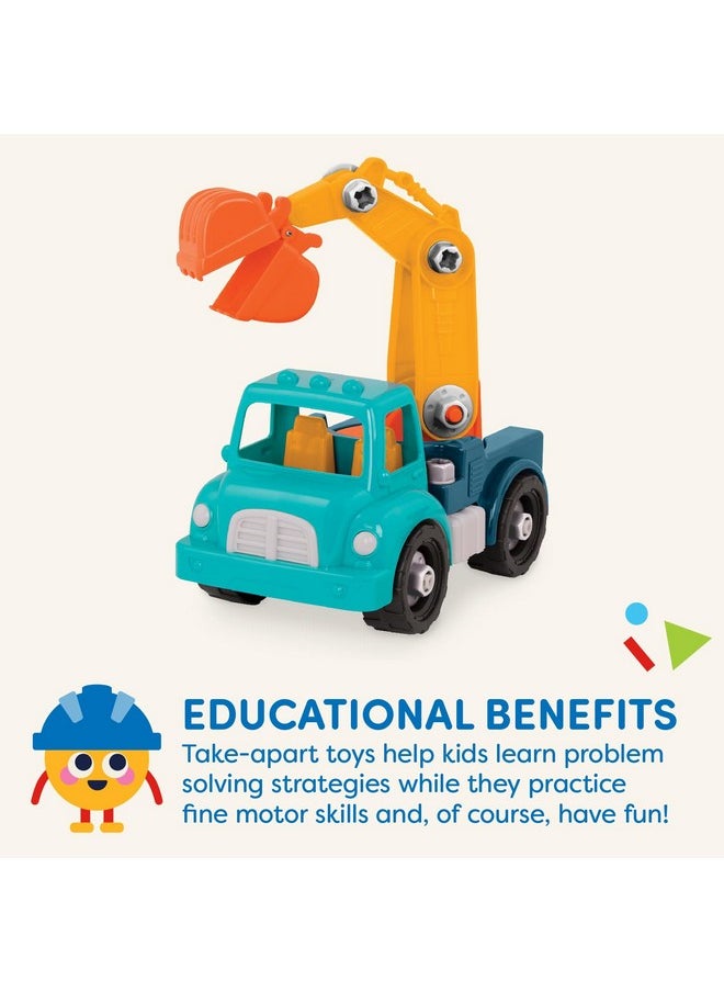 - Classic Construction Toy - Pretend Play Tools - Toddler Trucks - Dexterity Building Toy - 3 Years + - Take-Apart Crane