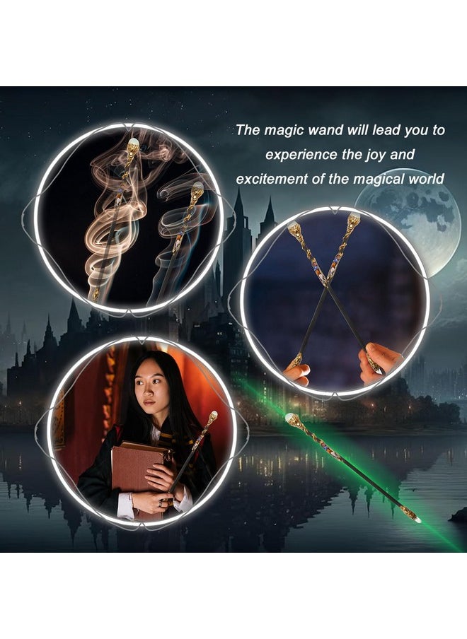 Fine Handcrafted Crystal Magic Wand Green Aventurine Gemstone White Crystal Gemstone Magic Wand Cosplay Magic Wand For Witches And Wizards