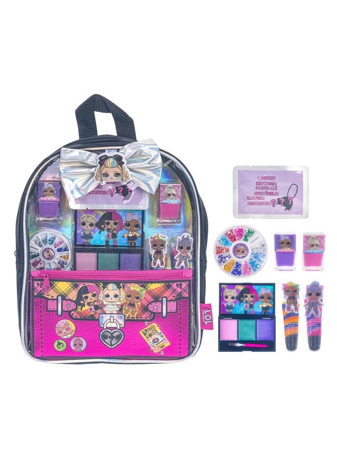 L.O.L. Surprise Backpack Beauty Set For Kids - 11-Piece Makeup Kit Perfect For Parties, Sleepovers, And Makeovers, Ages 3 And Up