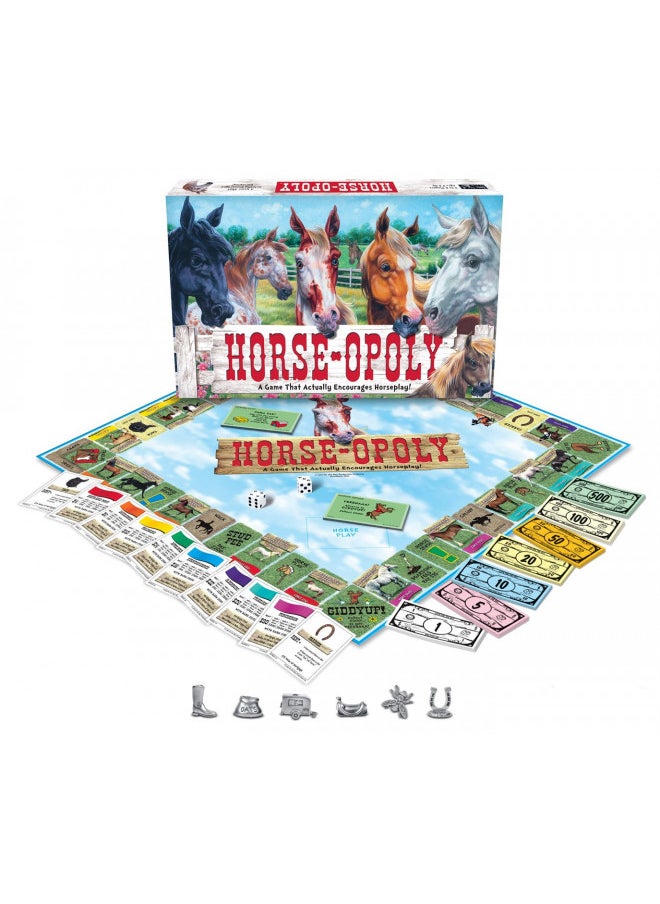 Late for the Sky Horse-Opoly Board Game by Late For The Sky