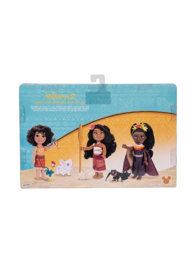 Disney Moana 2: Moana, Loto & Matangi Petite Gift Set