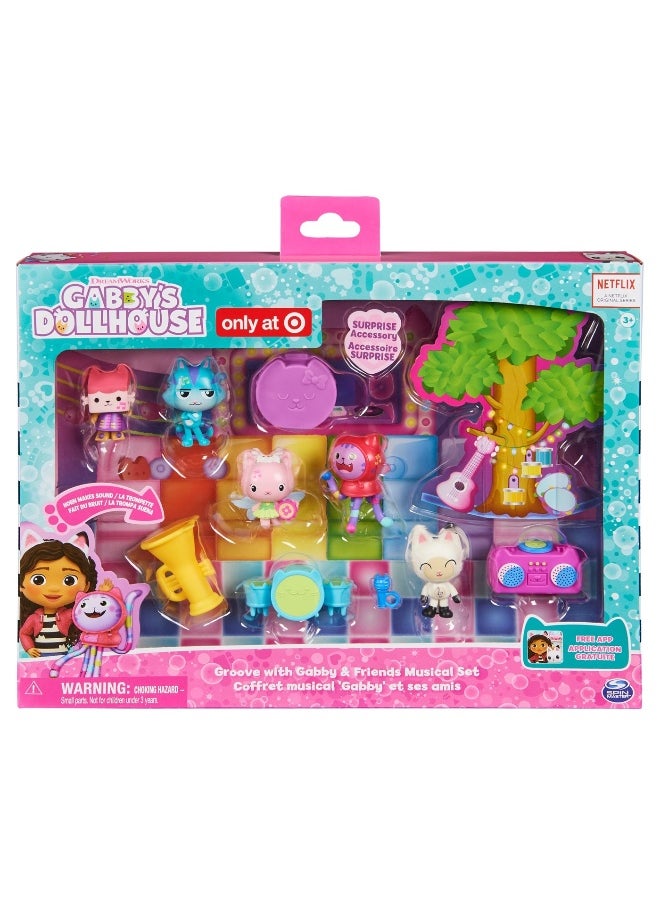Gabby's Dollhouse Groove with Gabby & Friends Musical Set