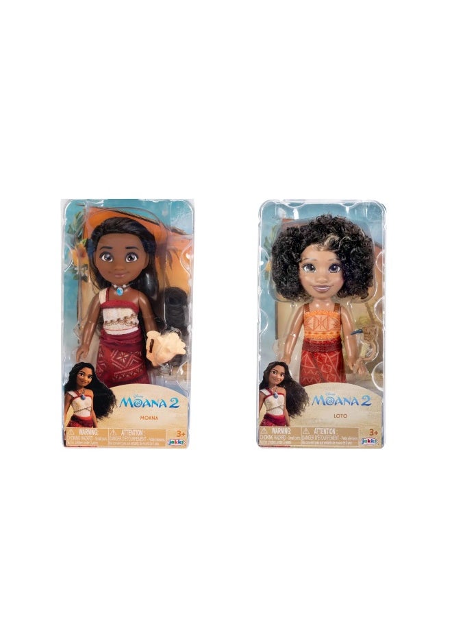 Disney Moana 2 Petite Doll (15 cm, Colours May Vary)