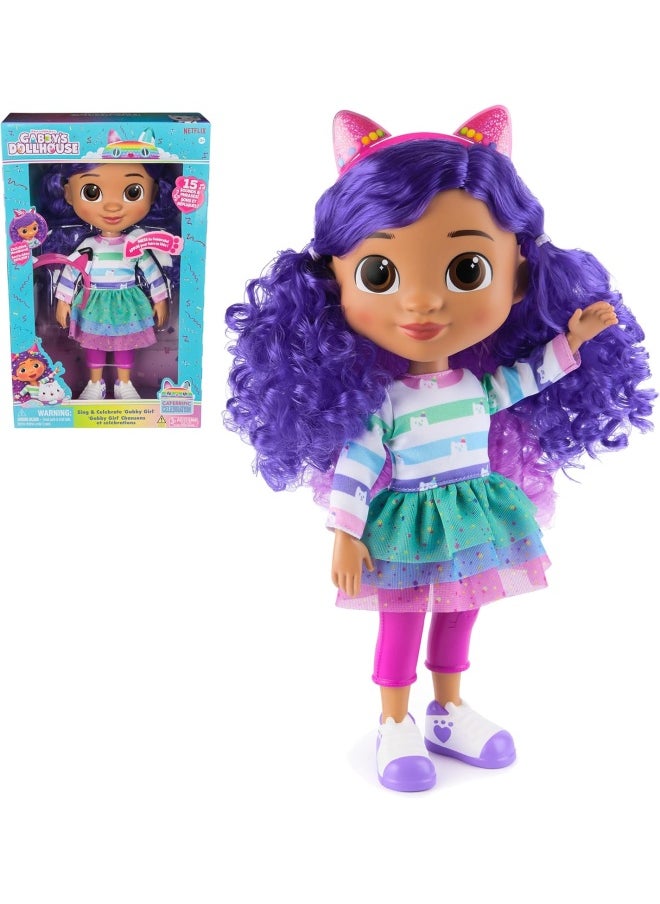 Gabby's Dollhouse Sing & Celebrate Gabby Girl Doll (33 cm)