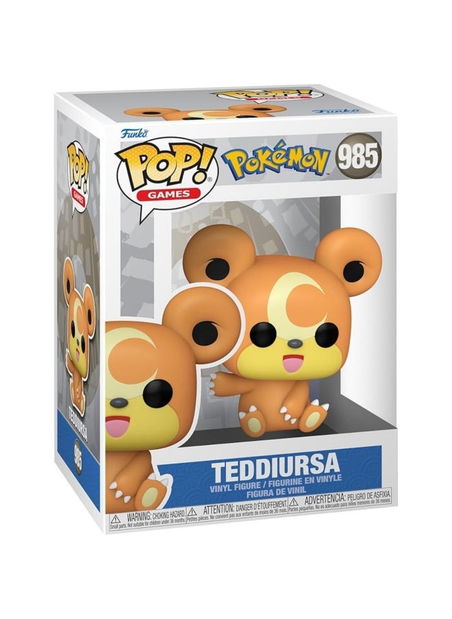 Funko Pop! Pokemon Teddiursa Vinyl Figure ( 9.5 cm )