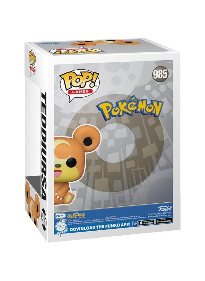 Funko Pop! Pokemon Teddiursa Vinyl Figure ( 9.5 cm )