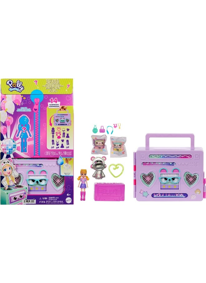 Polly Pocket Disco Dance Fashion Reveal Doll (17.6 cm)