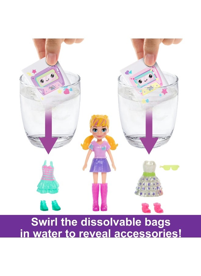 Polly Pocket Disco Dance Fashion Reveal Doll (17.6 cm)