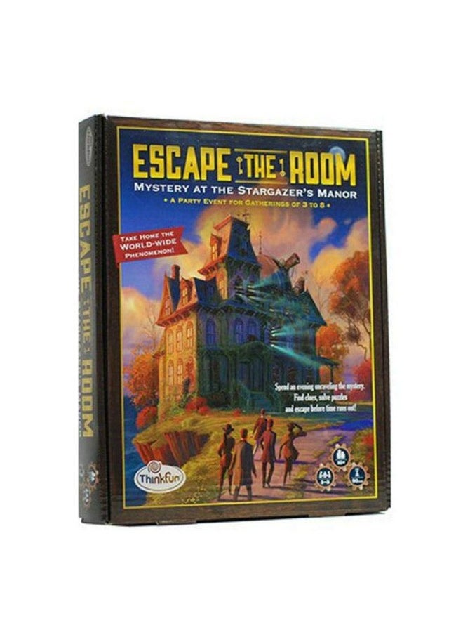 Thinkfun Escape The Room Stargazer'S Manor - A Thrilling Escape Room Game In A Box For Ages 10 And Up | Enhances Logical Reasoning | Perfect For Family Game Night | Ideal Gift For Puzzle Lovers