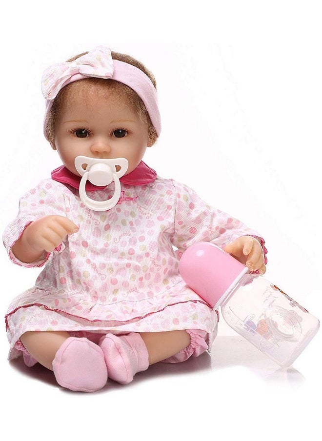 Reborn Baby Dolls Clothes 16 Inch Girl 5 Piece Set For 16-17 Inch Reborn Baby Girl Dolls