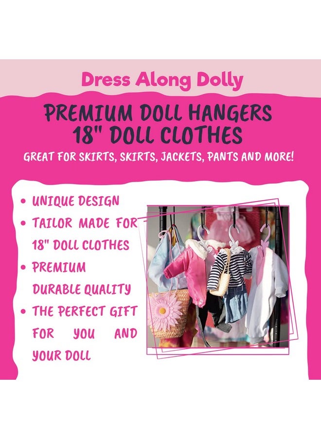 Doll Full-Outfit Clothes Hangers For 18