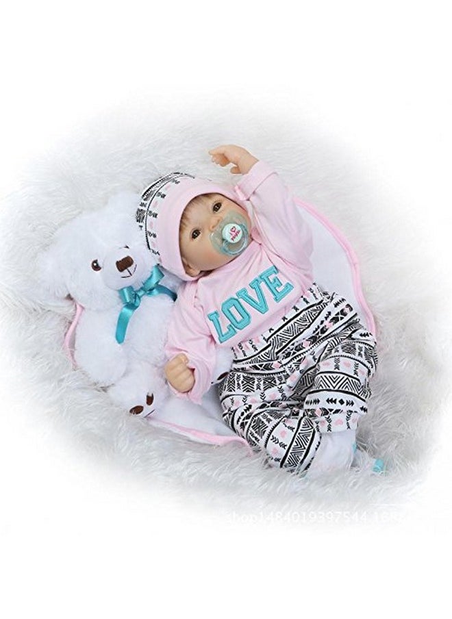 Reborn Dolls Baby Clothes Pink Outfits For 20