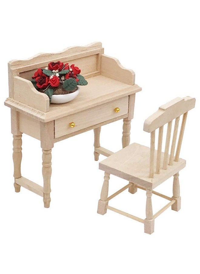 Doll House Accessories 1:12 Doll House Furniture, Dollhouse Desk, Dollhouse Children For Dolls Kids