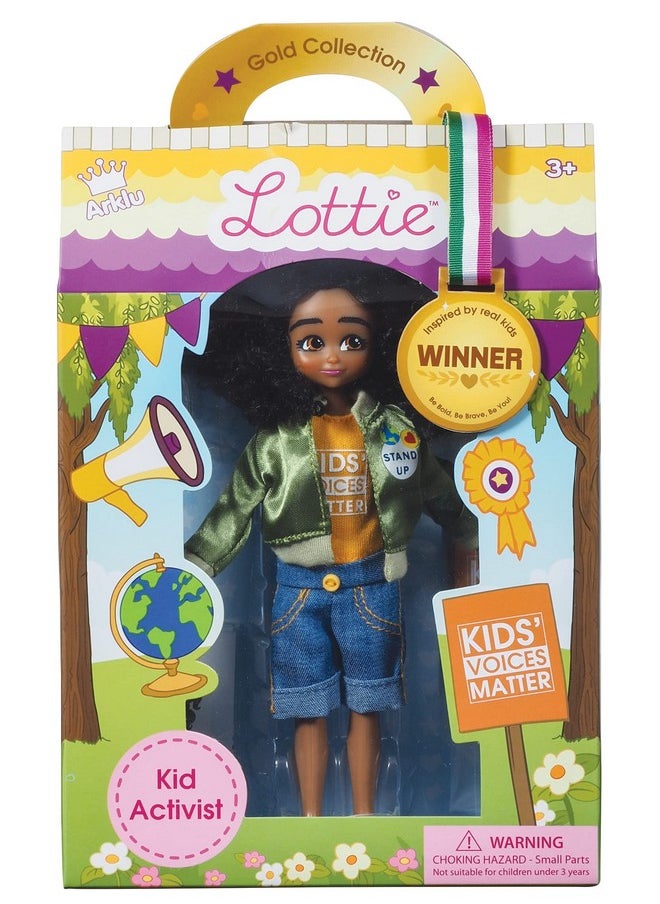 Kid Activist Doll | Cute Black Dolls For Girls & Boys Outfit | Doll On A Mission! | For 6 Year Old And Up! Cute Black Doll Inspired By Real-Life Kid Activist, Mari Copeny. Wears