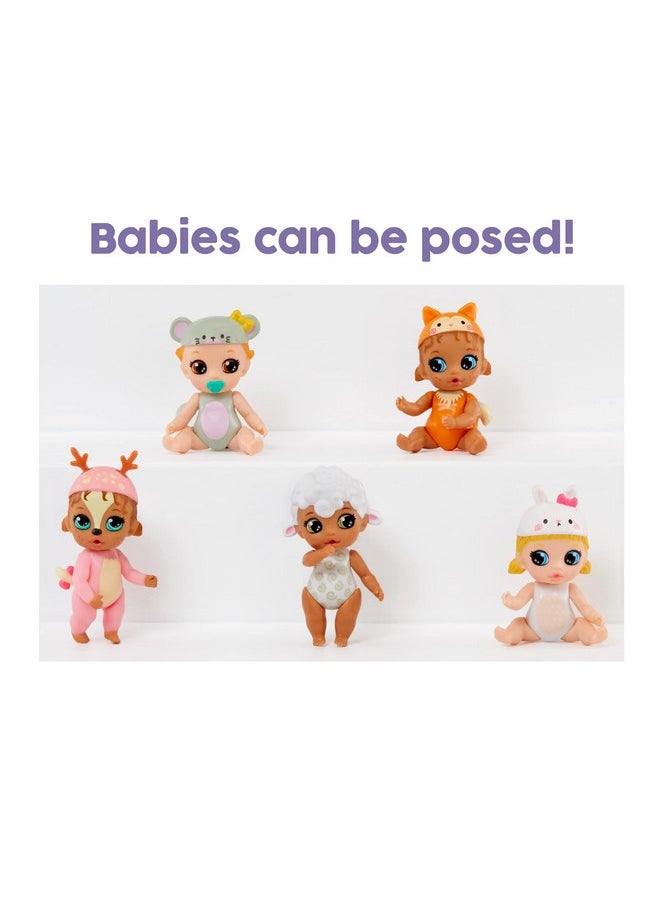 Surprise Mini Babies Woodland-Themed Bundle - Value Playset With 5 Collectible Mini Baby Dolls, For Kids Ages 3 And Up