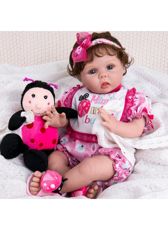 Lifelike Reborn Baby Dolls - Realistic Newborn Girl Doll, Pink Set For Kids 3+