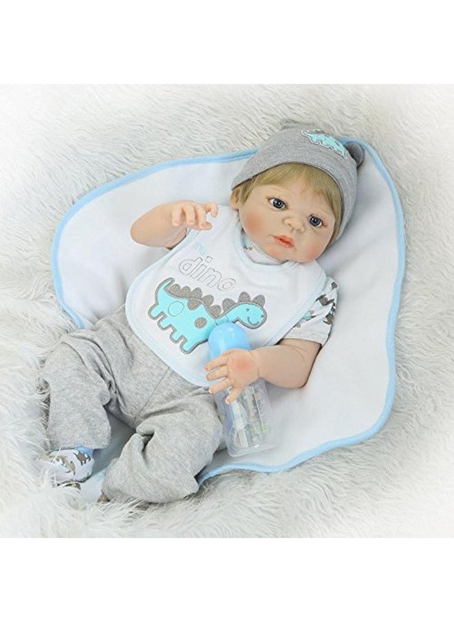 Reborn Baby Dolls Clothes Boy 20-22 Inch Reborn Doll Clothing Outfits Accessories 5 Pcs Sets