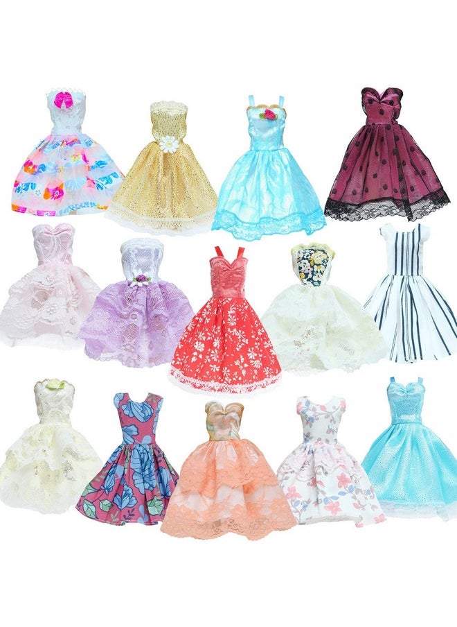 6 Pcs Ball Mini Gown Dress For 11.5 Inch Girl Doll Clothes Playset
