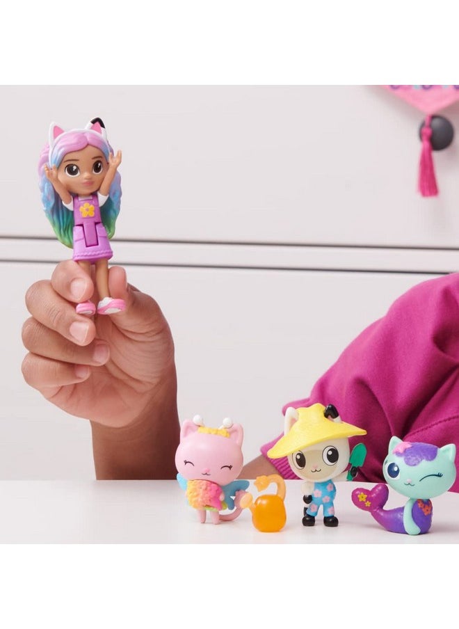 , Gabby And Friends Figure Set With Rainbow Gabby Doll, 3 Toy Figures And Surprise Accessory Kids Toys For Ages 3 And Up