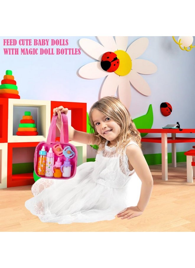 ®, My Sweet Baby Disappearing Doll Feeding Set | Baby Care 6 Piece Doll Feeding Set For Toy Stroller | 2 Milk & Juice Bottles With 2 Toy Pacifier For Baby Doll