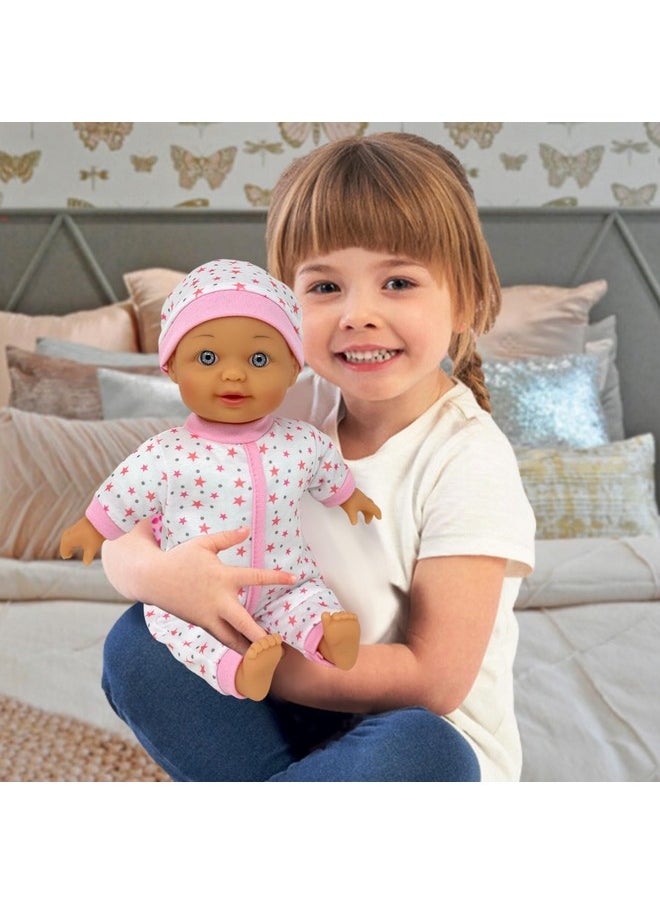 12 Inch Talking Baby Dolls For 3 Year Old Girls - Soft Body Interactive Baby Doll For Kids That Can Talk, Cry, Sing And Laugh - Makes 24 Cute Sounds