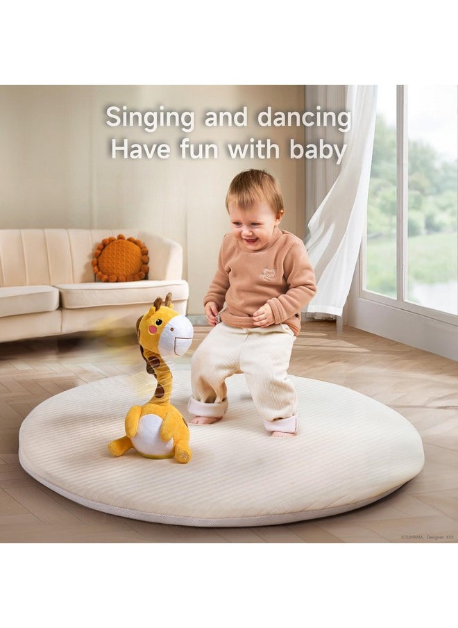 Dancing Talking Giraffe Toy, Mimicking Twisting Electronic Soft Plush Giraffe Toy With Record & Repeating What You Say, Singing Interactive Baby Toy For Toddler Boys Girls Gifts