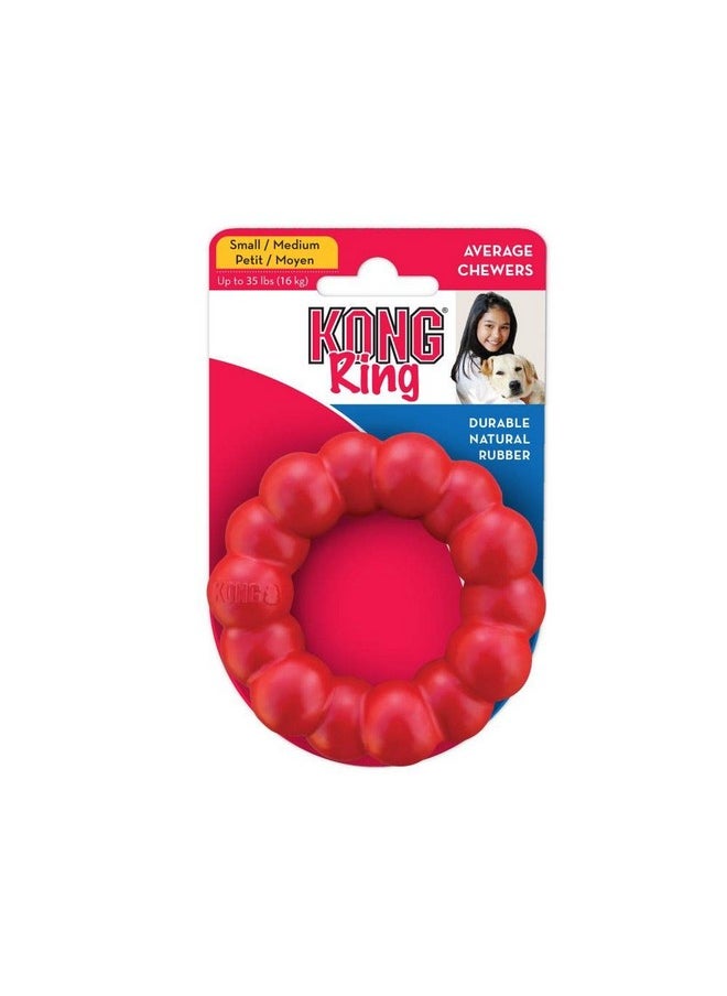 Ring - Natural Rubber Ring Toy For Healthy Chewing Habits - Chew Toy Supports Dog Dental Health - Dog Toy Supports Instincts During Playtime - For Small/Medium Dogs