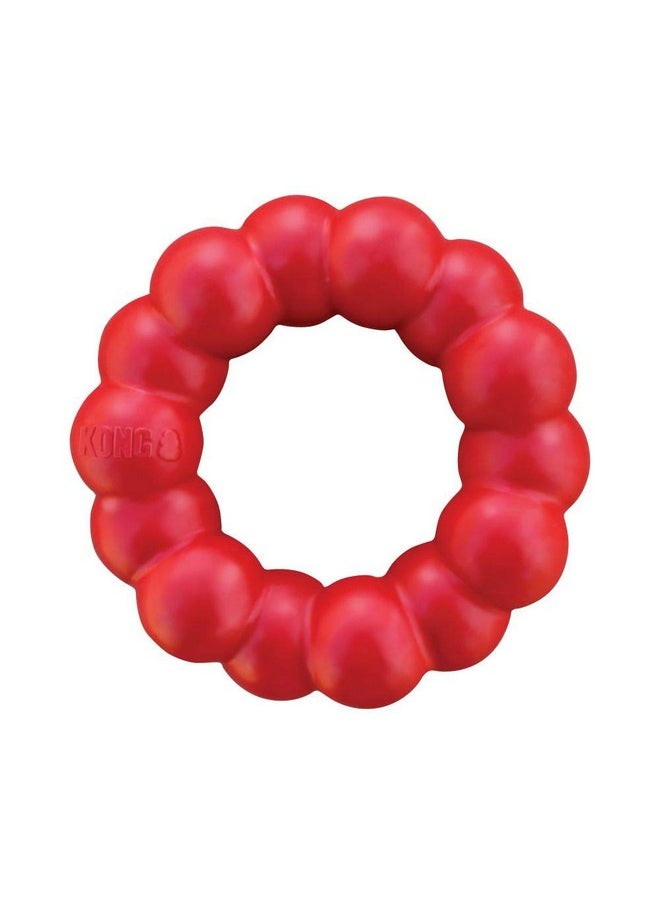 Ring - Natural Rubber Ring Toy For Healthy Chewing Habits - Chew Toy Supports Dog Dental Health - Dog Toy Supports Instincts During Playtime - For Small/Medium Dogs