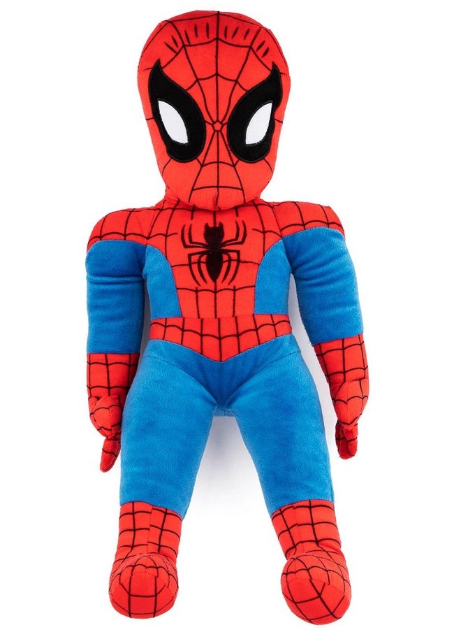 Marvel Super Hero Adventures Toddler Spiderman Plush Stuffed Pillow Buddy - Super Soft Polyester Microfiber, 20 Inch (Official Marvel Product)