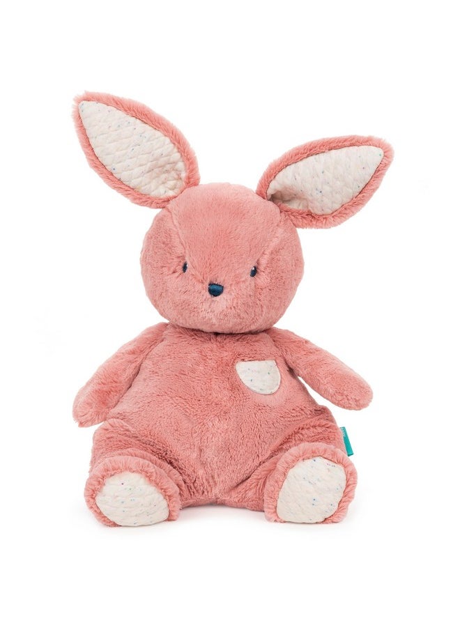 Baby Oh So Snuggly Bunny Stuffed Animal, Bunny Toddler Toy, Dusty Rose Pink, 12.5