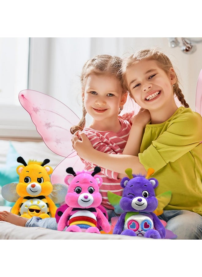 Spring Theme Butterfly Share Bear Fun-Size Plush - Perfect Stuffed Animal Holiday, Birthday Gift, Super Soft And Cuddly - Good For Girls And Boys, Employees, Collectors, Ages 4+