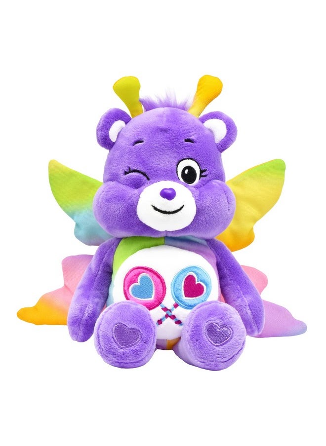 Spring Theme Butterfly Share Bear Fun-Size Plush - Perfect Stuffed Animal Holiday, Birthday Gift, Super Soft And Cuddly - Good For Girls And Boys, Employees, Collectors, Ages 4+