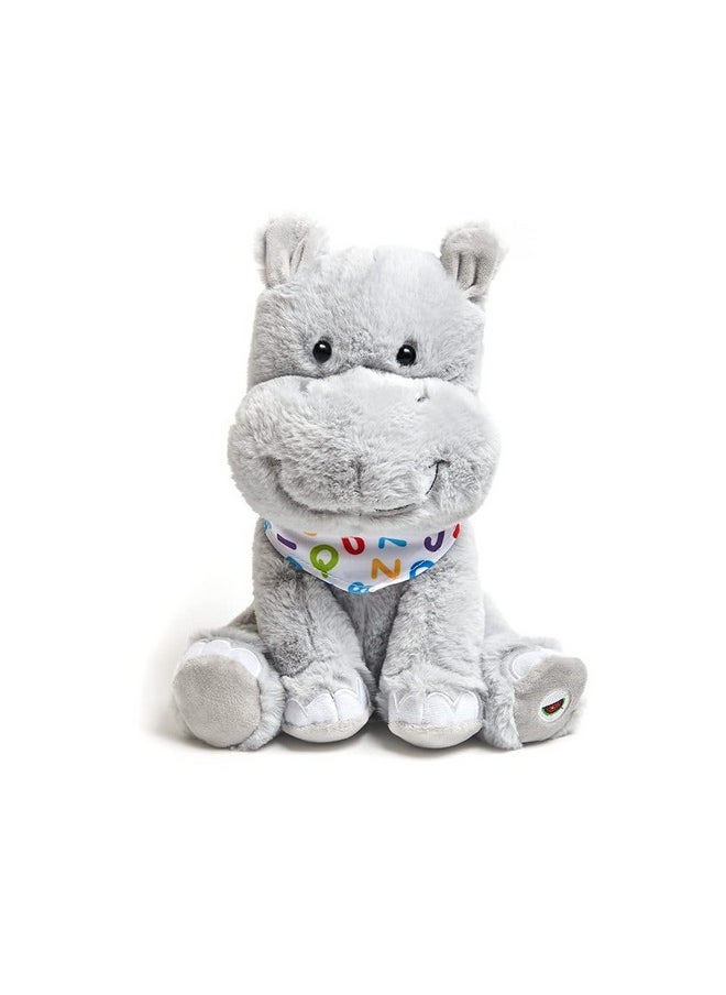- Alphabet Hudson | Animated Singing Hippo Stuffed Animal Plush Toy Wiggles Ears To Abc Song And Ten Little Elephants, 11 Inches