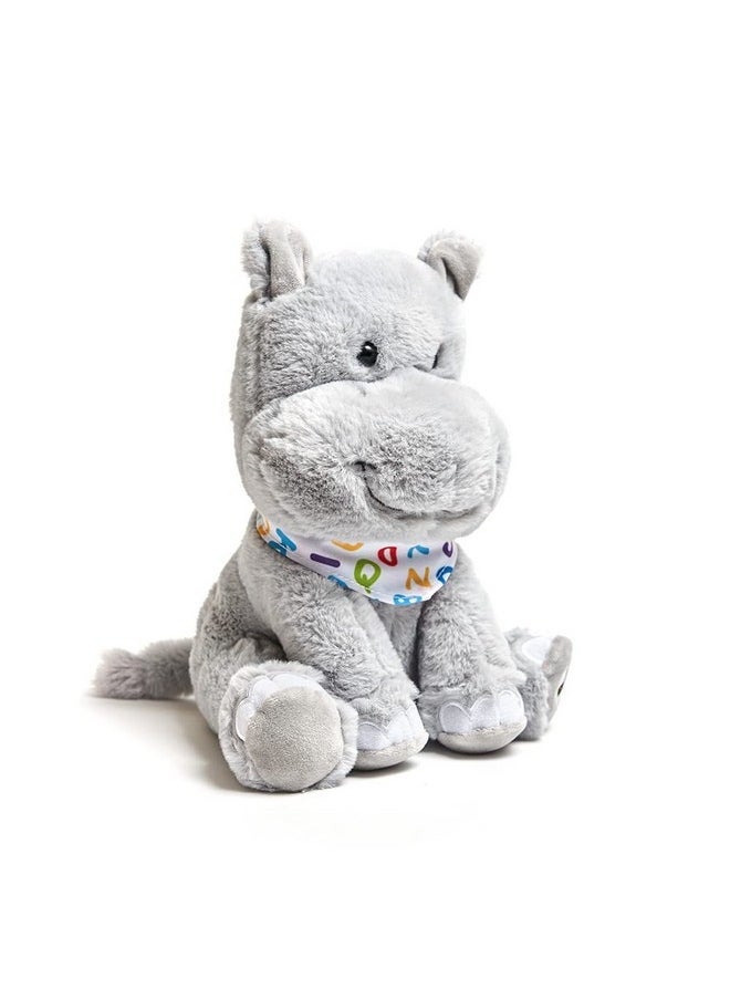 - Alphabet Hudson | Animated Singing Hippo Stuffed Animal Plush Toy Wiggles Ears To Abc Song And Ten Little Elephants, 11 Inches