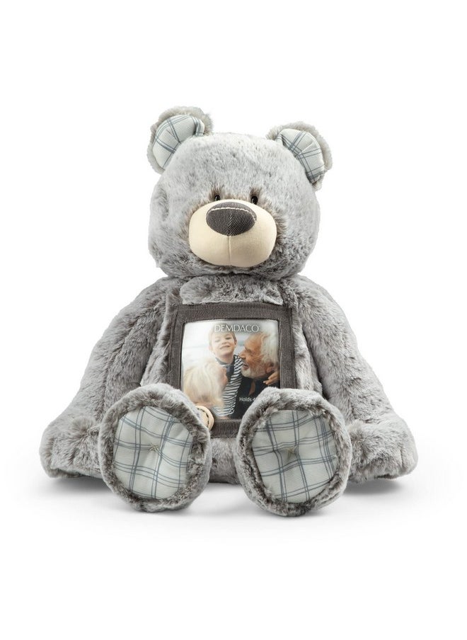 Here To Hug 12 Inch Grey And Brown Polyester Remembrance Plush Stuffed Animal